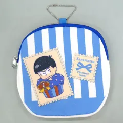 【中古】バッグ(キャラクター) カラ松 ポーチ 「一番くじ おそ松さん～パティシェー・イヤミで働くざんす!～」 G賞
