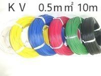 【色選択】切り売り 通信機器用ビニル電線　ＫＶ　0.5ｍ㎡ 10m