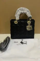?本日限定価格?Dior ブラックレザー ショルダーバッグ