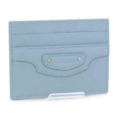 【BALENCIAGA / バレンシアガ】レディース カードケース (640109 15Y0Y 4712 BLUE GREY) グレイッシュブルー 21aw [新品]