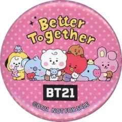 【中古】バッジ・ピンズ BTS(防弾少年団/ピンク) ビッくらポン 缶バッジ 「BT21×無添くら寿司」
