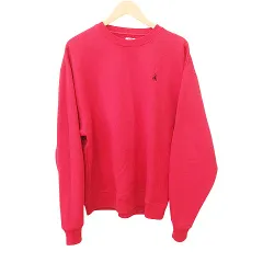 ソフネット SOPHNET. × FRUIT OF THE LOOM フルーツタグ 裏起毛 トレーナー スウェット 長袖 ワンポイント サソリ Lサイズ 赤 レッドのサムネイル
