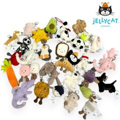 【Jellycat】【正規品】  Jellycat ジェリーキャット アニマル＆フード キーホルダー/バッグチャーム／ぬいぐるみチャーム