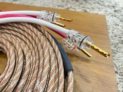 [限定特価] 鹿港音響 Lu Kang Audio スピーカーケーブル　バナナプラグ　2.5メートル  (2本セット)
