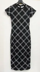 X-girl エックスガール チェック 半袖ワンピース