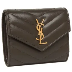 2024年最新】サンローラン SAINT LAURENT PARIS 三つ折り財布 YSL ミニ