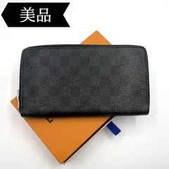 LOUISVUITTON美品 ルイヴィトン ダミエ グラフィット ジッピー ...