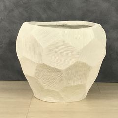 【新品】直径30cm 植木鉢 おしゃれ ファイバーポット フアセットサークル MW ラウンド 鉢カバー