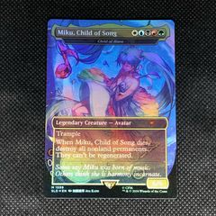 PSA10 MTG 初音ミク 歌の申し子、ミク 日本語版 FOIL MTG 歌の申し子、ミク / Miku, Child of Song（アラーラの子