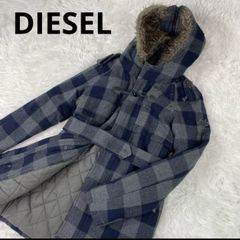 DIESEL ダッフルコート　キルティング　ウール　S 袖ワッペン　y2k