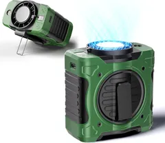 腰掛け扇風機【2025 業界初冷却プレート付き】 SereneSol 携帯扇風機 ベルトファン 多機能 腰掛け/首掛け/卓上/手持ち 199段階風力 超強風 クーラー機能 暑さ対策グッズ ストラップ付き