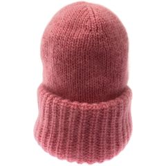 TEURN STUDIO ターンスタジオ MOHAIR BEANIE モヘアビーニーニットキャップ  ピンク -