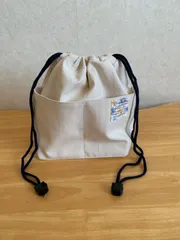 ハンドメイド　巾着ポーチ