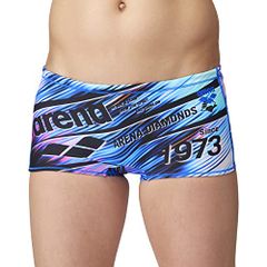 arena(アリーナ) 競泳水着 トレーニング用 メンズ TOUGHSUIT ショートボックス ブルー・ターコ×ブルー×ブラック(BUTQ) SSサイズ FSA-2626