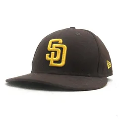 Q■ニューエラ/New Era サンディエゴ・パドレス B.B.CAP ベースボールキャップ【7 3/8】茶/93【中古】