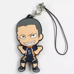 【中古】ストラップ(キャラクター) 田中龍之介 ラバーストラップ 「一番くじ ハイキュー!! ～烏野高校練習開始!!～」 E賞