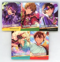 【中古】バッジ・ピンズ 流星隊 スクエアバッジ5個セット 「あんさんぶるスターズ!」 Loppi・HMV＆BOOKS online限定