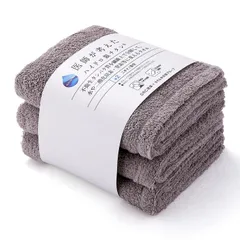 【数量限定】防臭 医師が考えた 抗菌 ハイドロ銀チタン グレー 3枚セット 吸水 スリムバスタオル 約34cm×120cm ベーシック 61-5019252 【WEB限定】