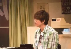 【中古】生写真(男性) 安里勇哉(結城卓)/ライブフォト・横型/「RP☆THEATER vol.2 泪橋ディンドンバンド2 ～傷だらけの夕陽～」舞台写真