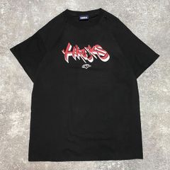 NBA アトランタ・ホークス 旧ロゴ フォントプリント Tシャツ NBA 古着 バスケ