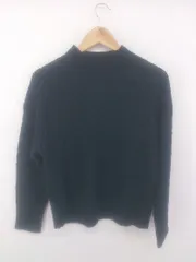 ◇ le.coeur blanc ルクールブラン ハイネック 長袖 ニット セーター サイズ38 ネイビー レディース E  【1302180012958】