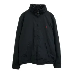 Polo by Ralph Lauren ポロ ラルフローレン ウォームアップジャケット ブラック(メンズ L)中古 古着 V1792
