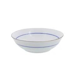 新品 レンジ対応 日本製 yex-037-4 食洗機対応 和食器 縁さび呉須線 口径15.5×高さ4.6cm 中鉢 table（イーストテーブル） EAST