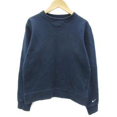 ナイキ NIKE トレーナー 長袖 無地 刺繍 M ネイビー 紺 /YM23のサムネイル