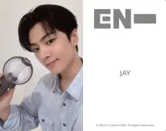 【中古】コレクションカード(男性) ENHYPEN/ジェイ(JAY)/「ENHYPEN OFFICIAL LIGHT STICK VER.2(ペンライト)」付属フォトカード