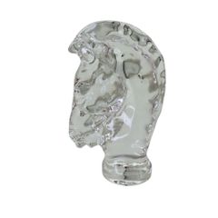 【中古】サンルイ 【Saint-Louis】 ペーパーウェイト 馬モチーフ インテリア雑貨 置物 オブジェ A2501497 【無料ギフトラッピング承ります】