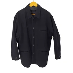 コムデギャルソンオム COMME des GARCONS HOMME 80S カシミヤ混 カバーオール型 ウールミドルコート メンズ JPN：M 