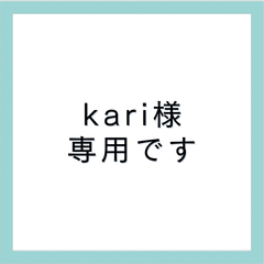kari様専用ページです。