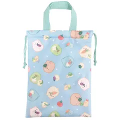 ☆ すみっコぐらしブルー ☆ キャラクター シューズケース キャラクター シューズケース 靴入れ シューズバッグ シューズバック シューズ袋 シューズ入れ 上履き入れ 上履入れ 靴袋 トート 手提げ トートバッグ トートバック はっ水 撥水 女の子 男の子