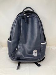 美品COACH リフレクティブ エッジ レザー バックパック ネイビー定価9万円 美品COACH リフレクティブ エッジ レザー バックパック ネイビー定価9