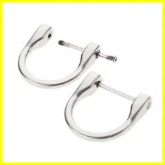 Mgoodoo 2個入り Dカン バックル D型カン リング ネジ式 装飾 パーツ 手作り もち手 バッグ 手芸 交換用 金具 DIY 補修 修理