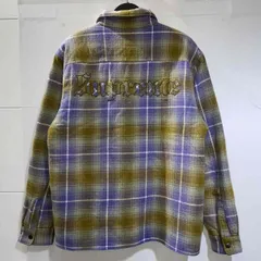 Supreme シアリングラインドフランネルシャツ S ブルー（マルチカラー） Supreme シアリングラインドフランネルシャツ S ブルー（マルチ