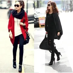 カーディガン 送料無料 スプリングコート ポンチョコート ニット ドルマン 紫外線カット ブルゾン 羽織り 長袖 クリスマス 冬 プレゼント