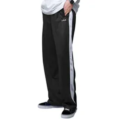 【特価セール】[FILA] ジャージパンツ トラックパンツ メンズ 下 ジャージ 大きめ 長ズボン ロング スポーツ トレーニング カジュアル サラサラ着用感 薄手パンツ ゆったりパンツ