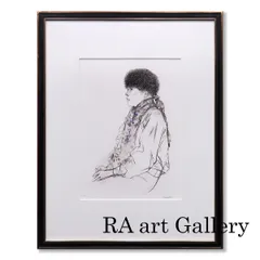 佐藤忠良　「シャツ・或る日の女Ⅱ」　リトグラフ　直筆サイン・作品証明シール有り Yahoo!オークション -「佐藤忠良」(版画) (美術品)の落札相場