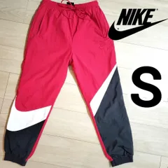 NIKE 赤×黒 ウーブン トラックパンツ ジャージ ナイキ なにわ男子 男性S
