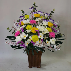 仏花ミックス・造花・光触媒・高80×幅70