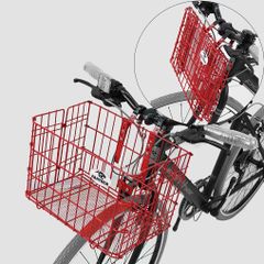 PANTHER Folding Basket - Bicycle Folding Basket, ATHENA Dedicated Basket, Foldable Front Basket for Folding Bicycles and Mini Velos, PFB-035