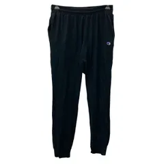 Champion スウェットパンツ M ブラック チャンピオン ウエストゴム コットン100％ ワンポイントロゴ 古着卸 アメリカ仕入 2509-452