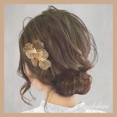 ウェディング ヘッドパーツ ♡ 結婚式 ブライダル wedding bridal 前撮り フォトウェディング 髪飾り ヘアアクセサリー ヘアパーツ ヘッドドレス 花冠 花かんむり 小枝 ティアラ ビジュー 花嫁 新婦 ゴールド シルバー dress