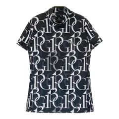 サイズM【未使用品】1PIU1UGUALE3 GOLF ロゴモックネックシャツ MEN】フロントロゴ モックネックシャツ