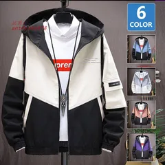 フード付き メンズジャケット コート ジャケット ジップアップ 運動着 トップス かっこいい アウター トップス お洒落 長袖 服 秋服 カジュアル  ant4y366478