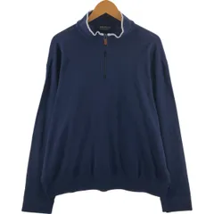 古着 ラルフローレン Ralph Lauren POLO GOLF ポロゴルフ ハーフジップスウェットシャツ トレーナー メンズXXL相当/eaa489869