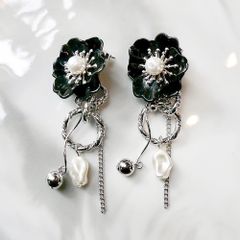【amplis / アンプリス】glow flower pierce -Silver-  /  ピアス フラワー シルバー