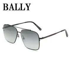 バリー BALLY BY0081-D 02C 62 サングラス アジアンフィット UVカット 紫外線カット ノーズパッド 鼻あて メンズ グレー シルバーのサムネイル