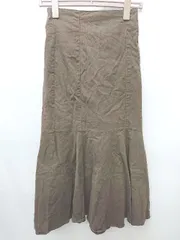 ◇ NICE CLAUP ナイスクラップ ロング マーメイド スカート サイズ<!-利用不可文字-!> ブラウン レディース P  【1407260024743】